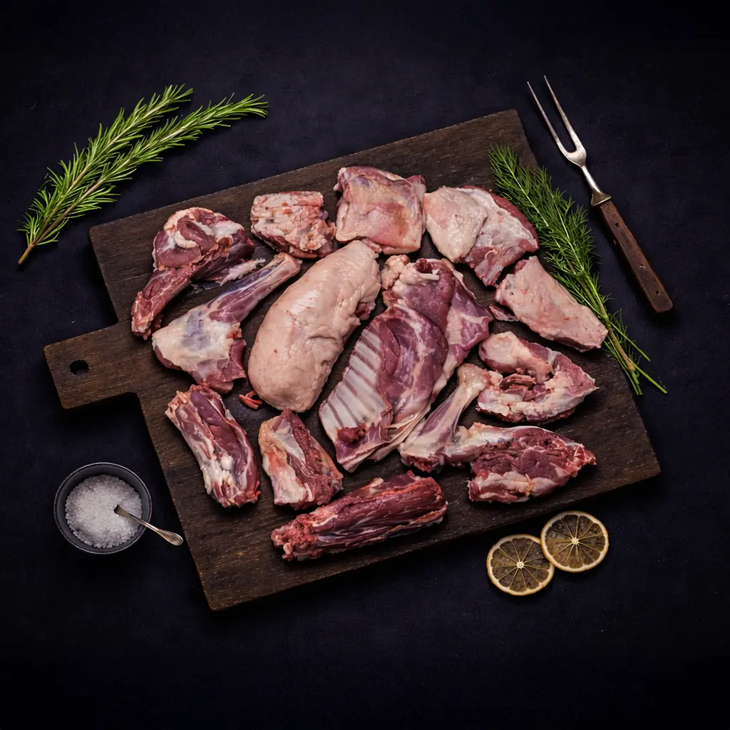 [GBTCT42] لحم خروف بالعظم 500  جم 