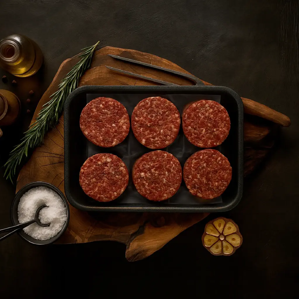 [GBBR017] Beef Slider Burger Tray – 12×60 g Patties