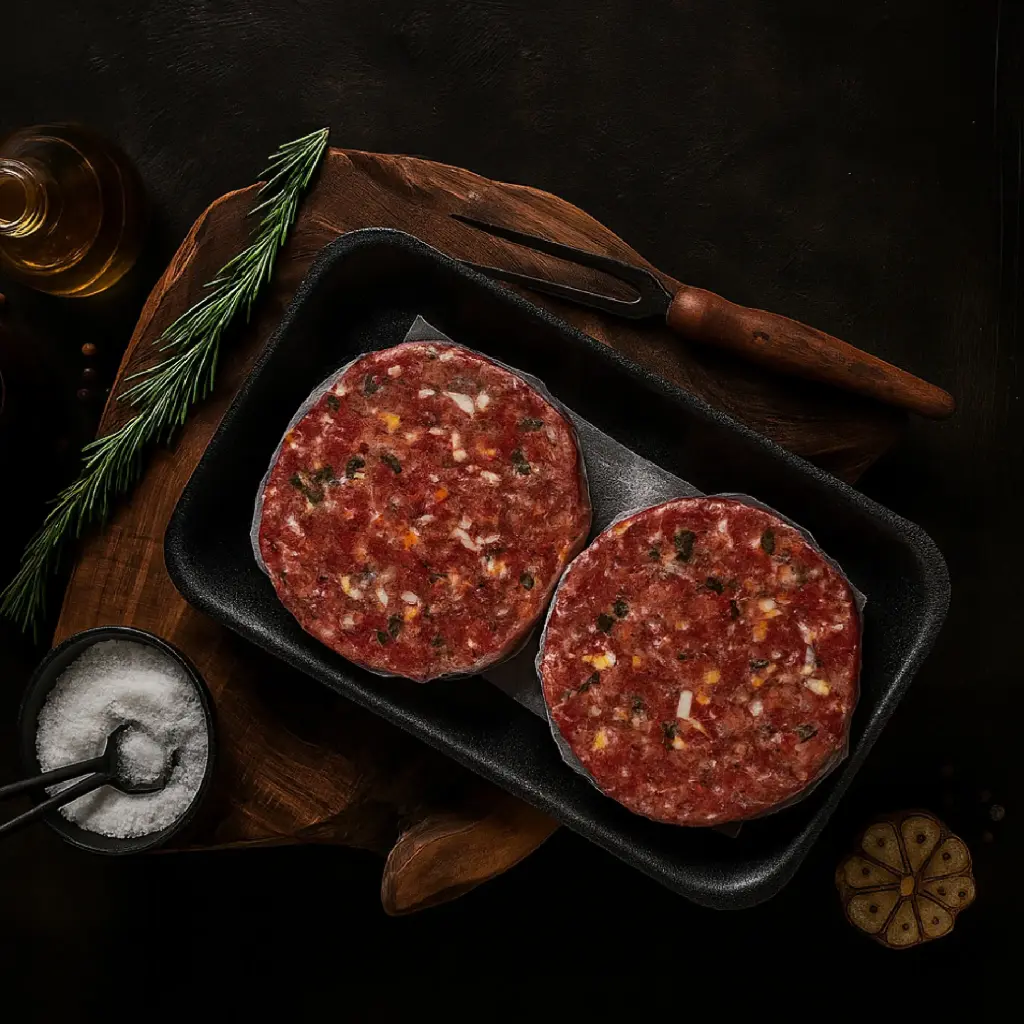 [GBBR009] Cheese & Jalapeño Beef Burger – 500 g 