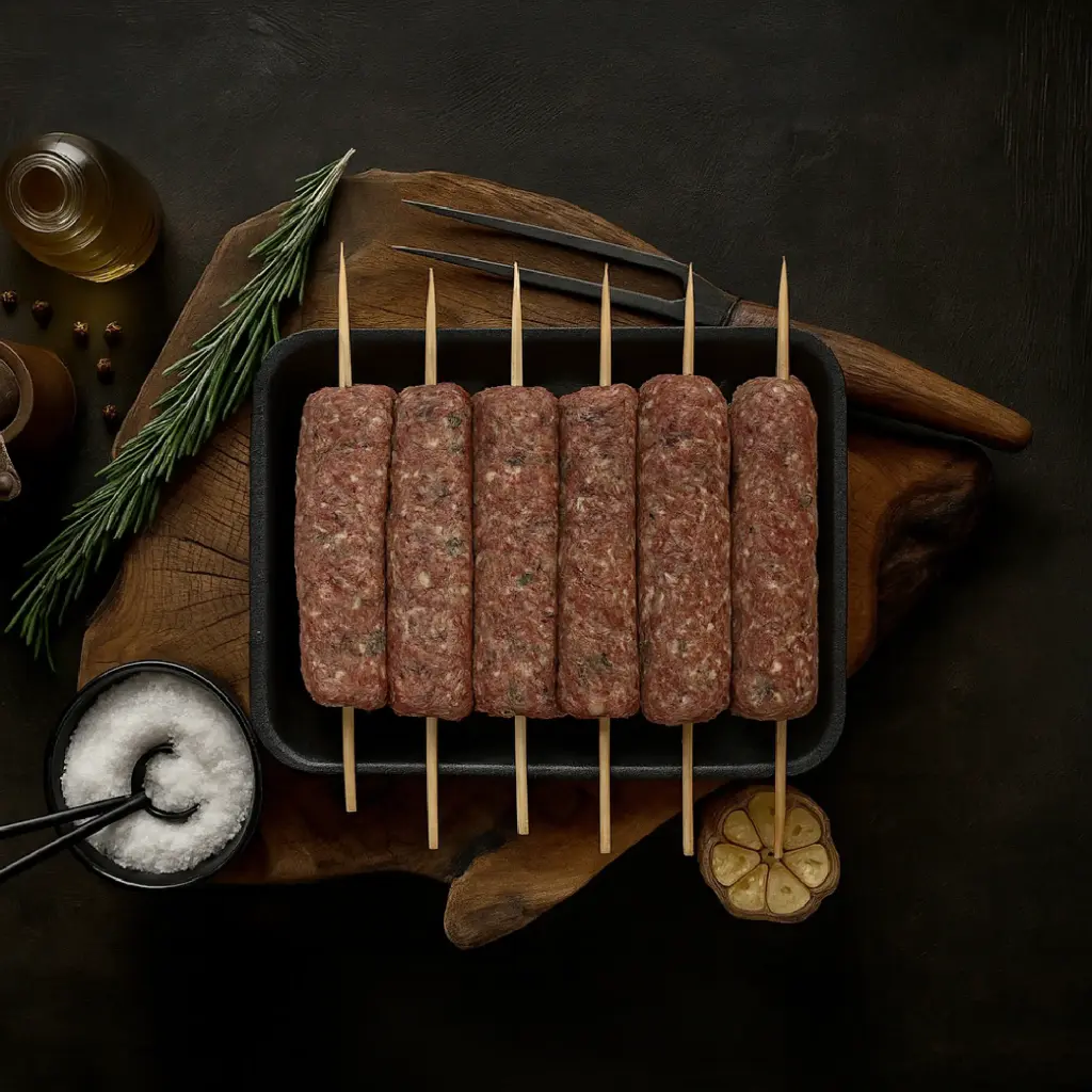 [GBKB004] Cheese Kabab Container 5 Shish 