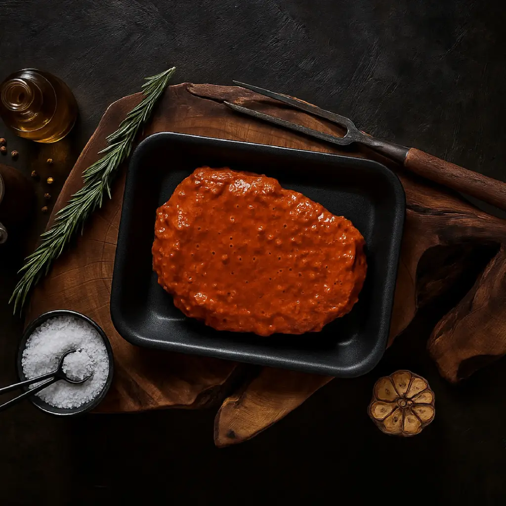 Marinated Striploin Steak Container