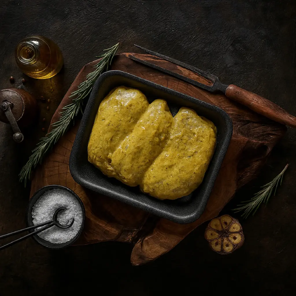 صدور دجاج بخلطة الكارى